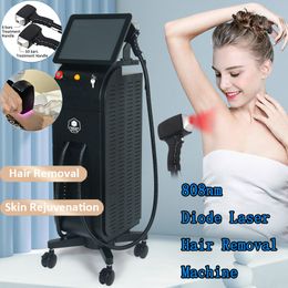 Laser Painless Permanent Hair Removal Rejuvenation Skin 808nm Wavelength Laser Depilation Machine
