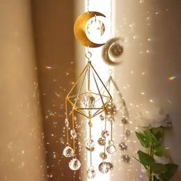 Novelty Items Sun catcher crystal chandelier illuminator rainbow hanging wind chimes home garden decoration RRB15586