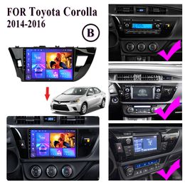 10.1 inch HD Touchscreen Android Car Video Radio for 2013-2015 Toyota Corolla Rear camera DVR Carplay with wifi 3G