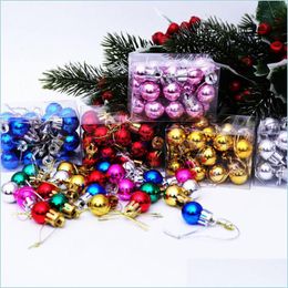 Party Decoration Assorted Color Christmas Balls Tree Ornaments Xmas Decorations Hanging Pendants Year 2021 Gift Noel Drop Delivery Ho Dhgwr