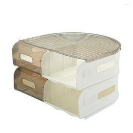 Storage Bottles Creative Egg Holder Easy To Clean Space-saving Refrigerator Slide Design Organizer Drawer Box Tray