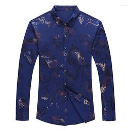 Men's Casual Shirts 2022 Explosion Models Of Autumn Men's Long-sleeved Country Wind Shirt Trend Fashion Young