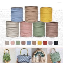 Clothing Yarn Meter Cotton Cord Colorful Macrame 3mm Rope Twisted String Diy Handmade Crafts Home Textile Wedding Decor