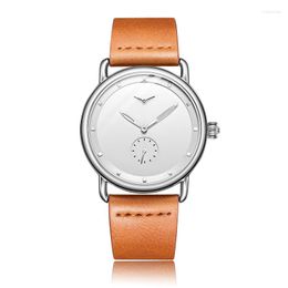 Wristwatches Top Brand Women Men Watch Waterproof Fashion Ladies Quartz Watches White Dial Simple Rose Gold Luxury Clock Gifts