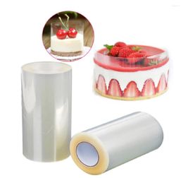 Festive Supplies 1 Roll Transparent Cake Surround Film Collar DIY Kitchen Baking Wrapping Tape Tool