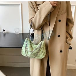 HBP Popular Shoulder Bags 2022 Autumn and Winter New Underarm Fur Bag Women's Plush Messenger Totes