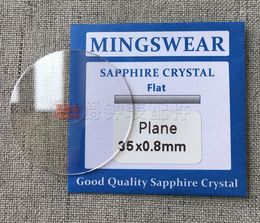 Watch Repair Kits 0.8mm Thick Round Flat Sapphire Crystal Replacement Size From 15mm To 24.5mm