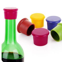 Bar Tools Silicone Wine Bottle Stopper Fresh Bottles Cap Sealed Seasoning Bottle-Stopper RRB15595