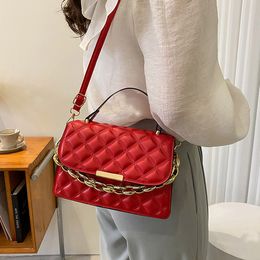 HBP Bag womens minimalist sensor shell small square white khaki and red bags acrylic crossbody shoulder handbag BB17