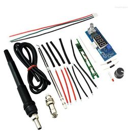 Kitchen Faucets Soldering Iron Station Temperature Controller Kits For HAKKO T12 DIY With LED Vibration Switch