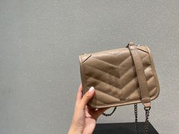 2022 Designer Designed Shoulder Bag Women's Mini Leather Chain Bag Size 18cm Delivery Box