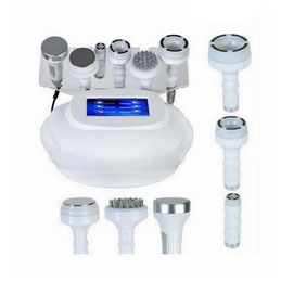 6-in-1 Ultrasonic 5D Vibration & Heat Massage Machine RF Cavitation with 80K Radio Frequency for Body Slimming and Lipo Shaping