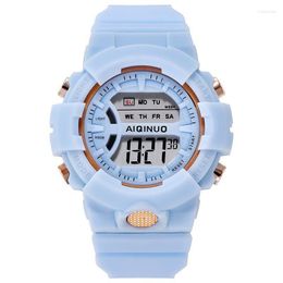 Wristwatches Candy Color Silicone Men Women Led Watch For Couple Student Cool Fashion Casual Girl's Accessories Dress