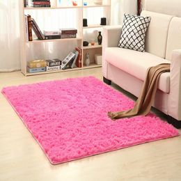 Carpets Top Selling Long Hair 200cm X 400cm Thickened Washed Silk Non-slip Carpet Living Room Coffee Table Blanket Bedroom Rugs