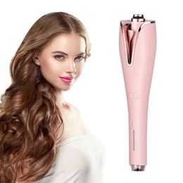 Hair Curlers Straighteners ProfessionalHair Curlers Rollers Electric Rotating Curling Iron Automatic Hair Curler Negative Ion Hair Salon Styling Tools T220916