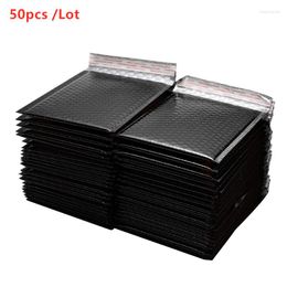 Gift Wrap 50/30/10/5pcs /Lot 15x18cm Black Paper Bubble Padded Mailers Envelopes Mailing Envelope Bag Packaging Bags