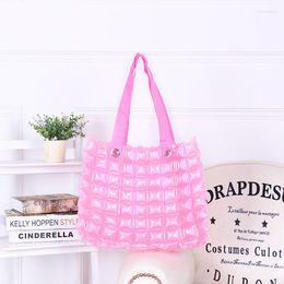 Evening Bags Solid Colour PVC Inflatable Bag Square Beach Shopping Lady Candy Bubble Female Designer Hand Women Sac