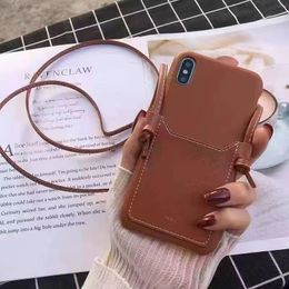 Designers Phone cases For IPhone 14 Pro Max 13 PLUS 12 11 WIth Printing Wallet Hand Bag Classical Designer Case Luxury Leather Cover Shell