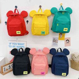 Backpacks Cute Cartoon Mouse Ears School Bags for Teenage Girls Nylon Backpack Schoolbag Women Famale Student Bookbag T220919