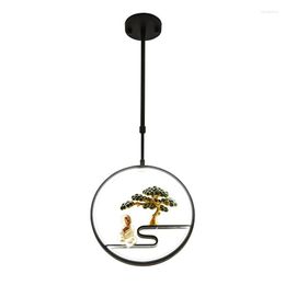 Pendant Lamps Chinese Slyle Lamp Contracted Desk Creative Personality Bedside Balcony Study Room Zen And Lanterns