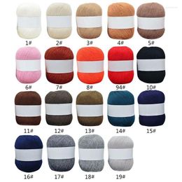 Clothing Yarn Rolls Long Plush Soft Cashmere Hand Knitted Thread For Scarf Crochet Wool J6PD