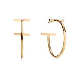 Örhängen Designer Ear Stud Luxury Brand Women Rose Gold Plated 925 Silver Geometric Earring for Wedding Party Jewerlry Accessories