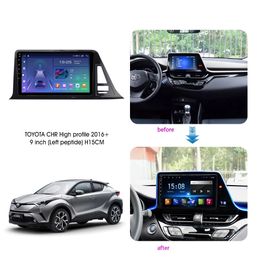 Car Video Player For TOYOTA C-HR-2018 GPS Navigation Mirror link Map 9 Inch Android Radio Multimedia System