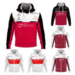 F1 -Rennfans Reißverschluss in Hoodie Formel 1 Mann Hoodies Casual Pullover Frühling und Herbst Fashion Herren Kapuze -Sweatshirt Top