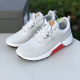 Safety Shoes Fashion Men Golf Outdoor Sports Sneakers Leather Male Casual Walking Footwear Eu 39-44 4 Colours 108204 220921