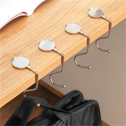 Hooks S-Shaped Metal Multi-Purpose Table Top Schoolbag Key Holders Racks For Home Office Kitchen Bathroom Storage Organization