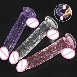 Beauty Items Female sexy Toys Dildo toys for Adults Jelly s Big Cock Lifelike Penis For Women Anal Realistic Suction Cup