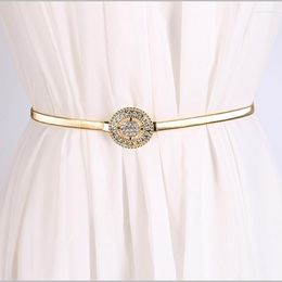 Belts Fashion Women's Waist Chain Metal Belt Gold Silver For Women Wedding Dresses Designer Waistband