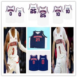 Wskt Wears Custom 2021 College Arizona Wildcats Basketball Jersey Steve Kerr Chase Jeter Ira Lee Devonaire Doutrive Zeke Nnaji Nico Mannion Josh