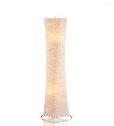 Floor Lamps Modren 61" Living Room Tall Lamp LED Strip Colour Changing RGB Bedroom Fabric Standing With Remote Control