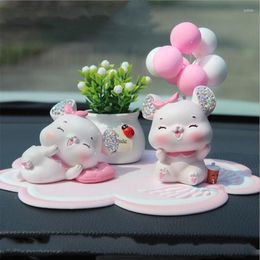 Interior Decorations Creative Car Decoration Cute Mouse Doll High-end Ornament Gift