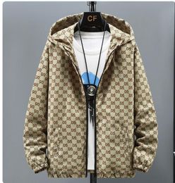Mens Designer Jacket Striped letter Print Pocket Windbreaker Casual Baseball Jackets Zipper pluz size Hoodies Coats