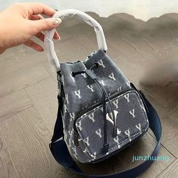 Designer -women shoulder tote crossbody bags handbags designer bucket bag luxury fashion purses high quality large capacity shopping bag 7 Colour 2022