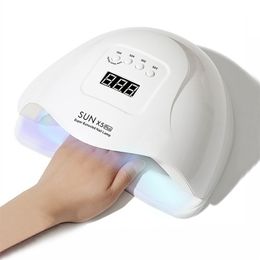 Nail Dryers SUN X5 Plus UV LED Lamp Dryer Manicure light for gel nails With Motion sensing professional lamp manicure 220921