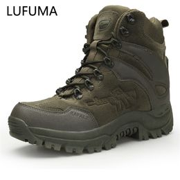 Boots LUFUMA Tactical Military Combat Men Genuine Leather US Army Hunting Trekking Camping Mountaineering Winter Work Shoes Boot 220921