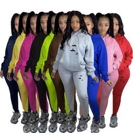 Fall Winter fashion women tracksuits printed sport suits short-sleeve shirts and pants two piece sets outfits suit tracksuits size S-2XL