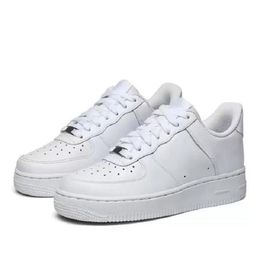 lace up loafers UK - OG shoe airforce 1 sneakers men women casual shoes 1s fashion af1 Triple White Utility Black mens womens trainers sports outdoor243I2881