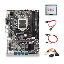 Motherboards 1 Set B75 Board DDR3 Memory-chip 16G Maximum Memory 1333/1600MHz G530 CPU Motherboard Complete Mainboard