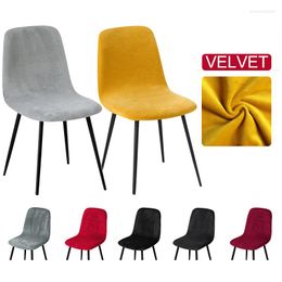 Chair Covers 1/2/4/6 Pieces Small Size Cover Big Elastic Stretch Seat Shell Case Bar For Dining Room
