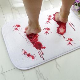 Carpets Quality Doormat Blood Novelty Bathroom Bath Floor Mat Europe Style Carpet Rug Water Absorption Non-slip 40 60cm Doormats DD102
