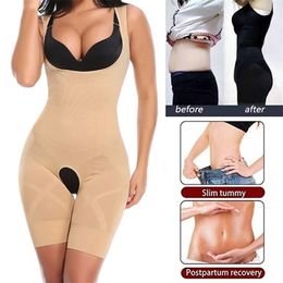 Waist Tummy Shaper Women Full Body Seamless Firm Control Faja Cincher Underbust Trainer Corset Girdle Bodysuit Shapewear 220921