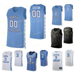 Nik1 NCAA College North Carolina Tar Heels Basketball Jersey 0 Anthony Harris 1 Leaky Black 11 Shea Rush 13 Cameron Johnson Custom Stitched