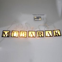 Party Decoration Fairy Light Battery Operated LED String Creative English Letters