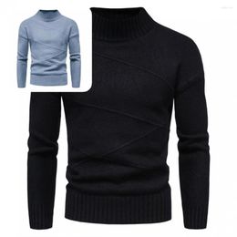 Men's Sweaters Tight-fitting Casual Men Solid Color Bottoming Shirt For Home