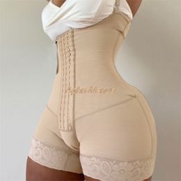 Waist Tummy Shaper Full Body Bodysuit Reductive Girdle Butt Lifter Trainer Slimming Shapewear Post Liposuction Thigh Trimmer 220921