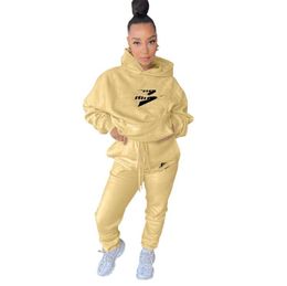 Latest Fall Tracksuits Women Cotton Two Pieces Pants Ooutfits Casual Long Sleeve Sweatpants And Hoodie Cardigan Jacket Jogger Set Fashion Sweatsuits C963#